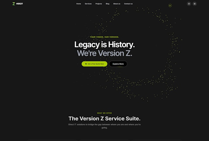 build custom responsive websites with full stack development